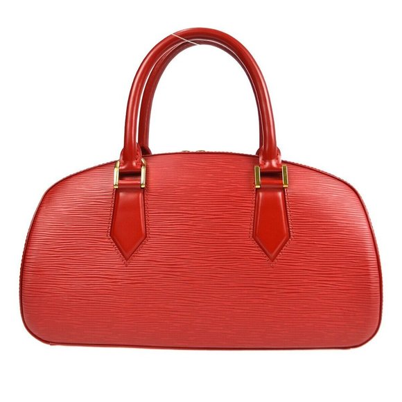 authenticity guaranteed Louis Vuitton Jasmin Handbag Purse Epi Castilian Red - Picture 1 of 10